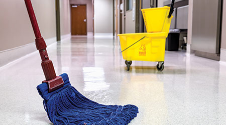 Commercial Floor mopping